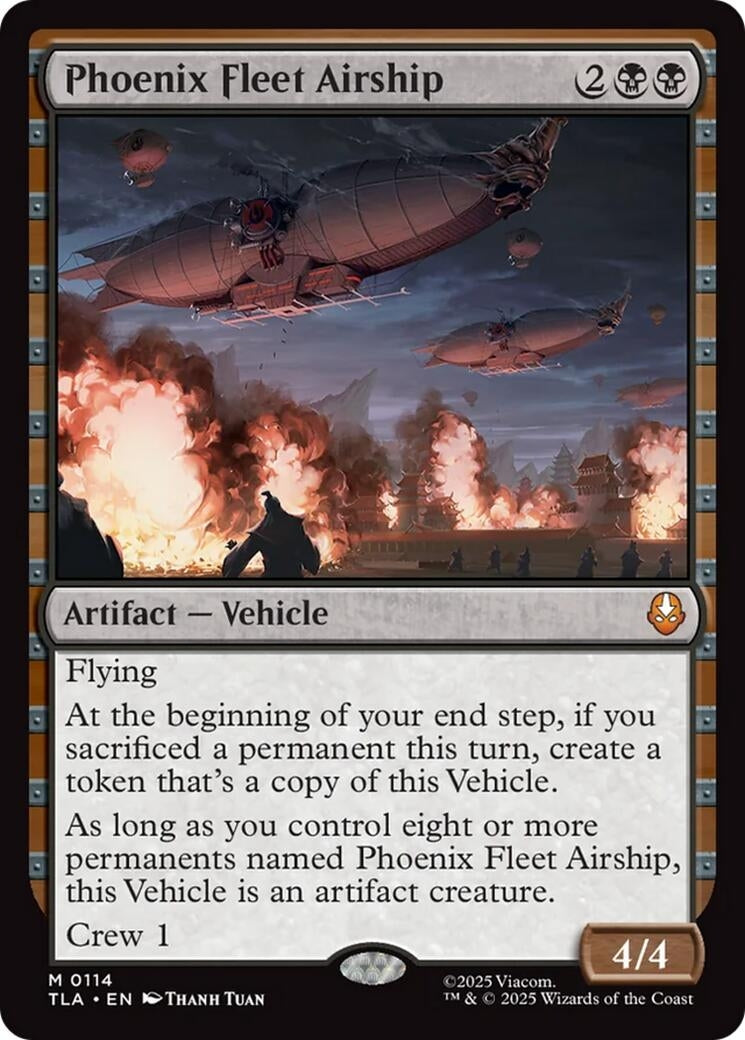 Image for Phoenix Fleet Airship [114] - Magic: The Gathering