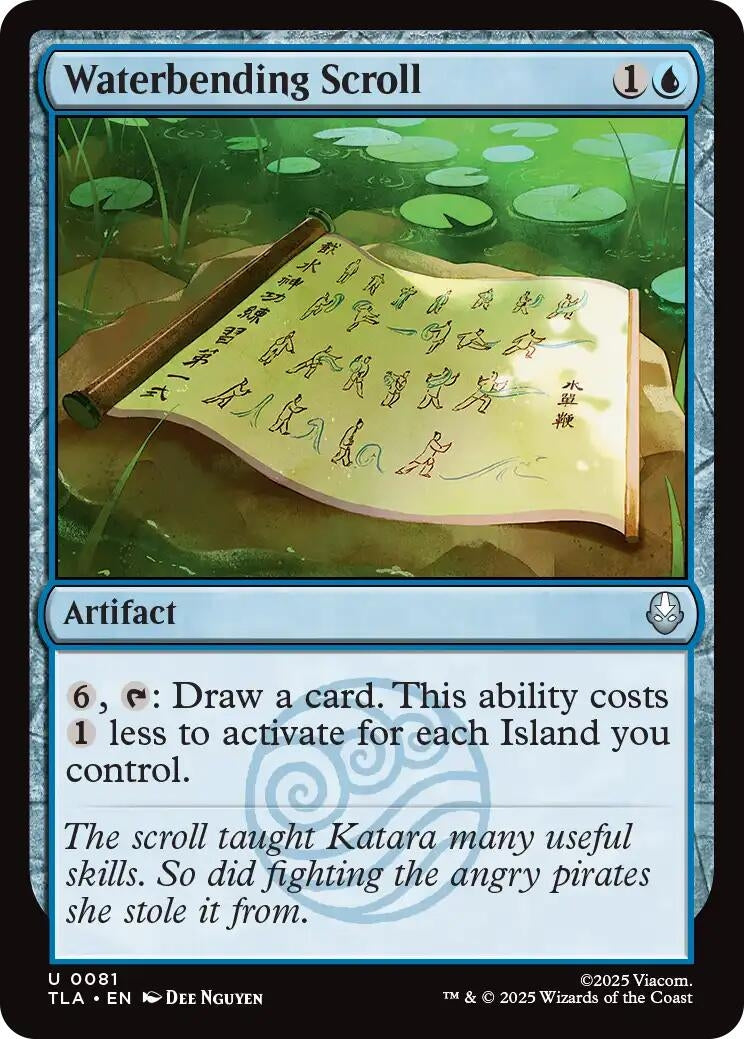 Image for Waterbending Scroll [81] - Magic: The Gathering