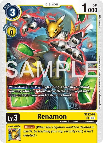 Image for Renamon (ST22-02) [ST22-02 SR] - Digimon Card Game