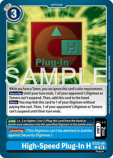 Image for High-Speed Plug-In H [ST22-09] - Digimon Card Game