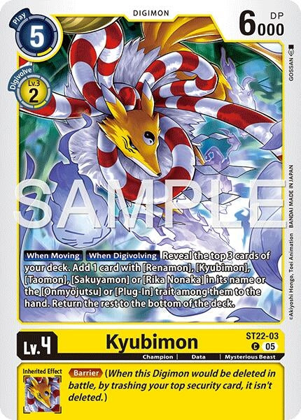 Image for Kyubimon (ST22-03) [ST22-03 C] - Digimon Card Game