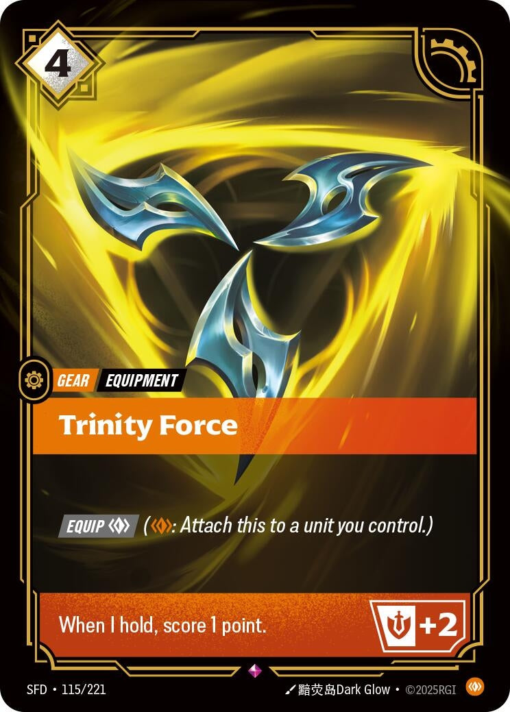 Image for Trinity Force [115/221] - Riftbound: League of Legends Trading Card Game