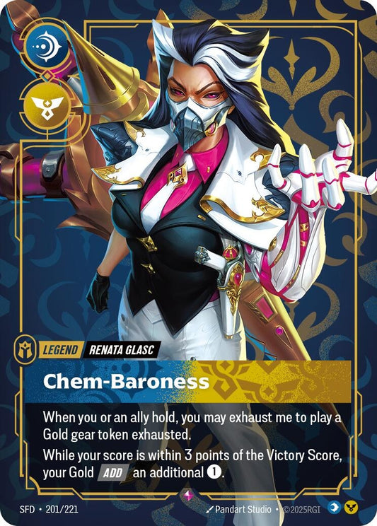 Image for Renata Glasc - Chem-Baroness [201/221] - Riftbound: League of Legends Trading Card Game
