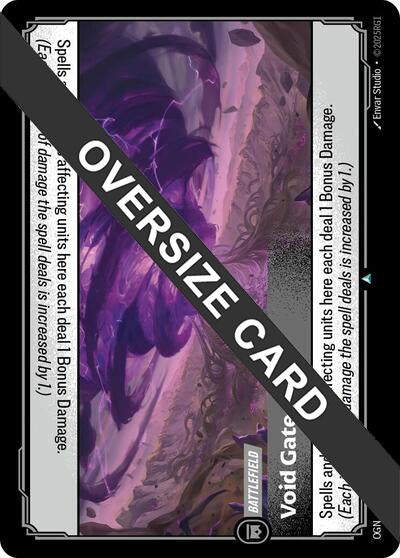 Image for Void Gate (Oversized) [296/298] - Riftbound: League of Legends Trading Card Game
