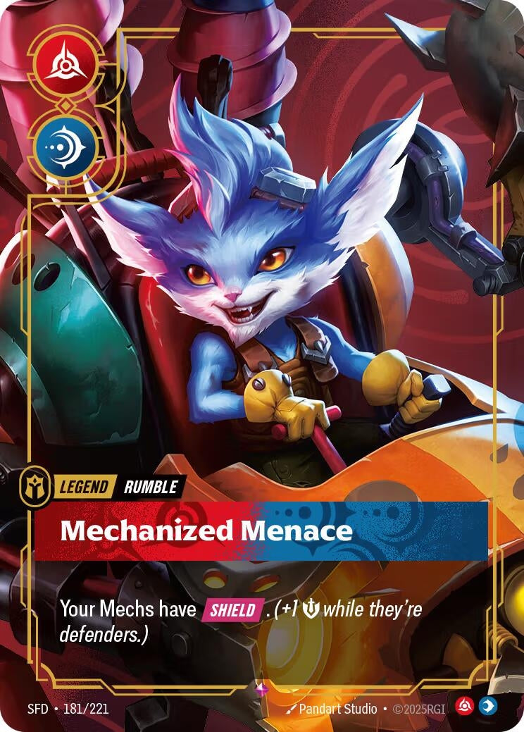 Image for Rumble - Mechanized Menace [181/221] - Riftbound: League of Legends Trading Card Game