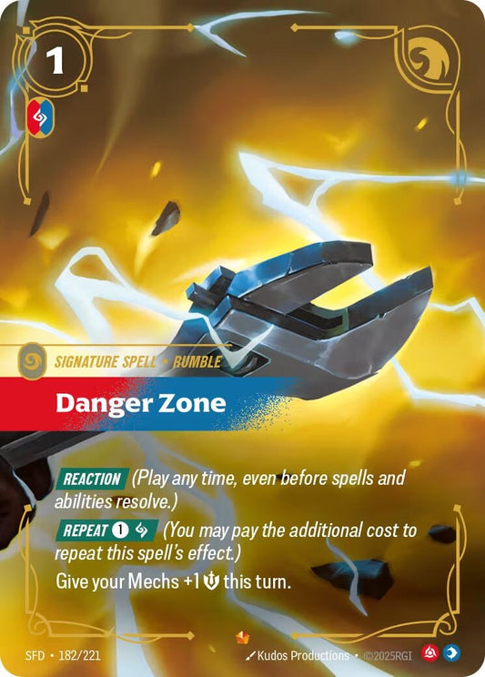 Image for Danger Zone [182/221] - Riftbound: League of Legends Trading Card Game