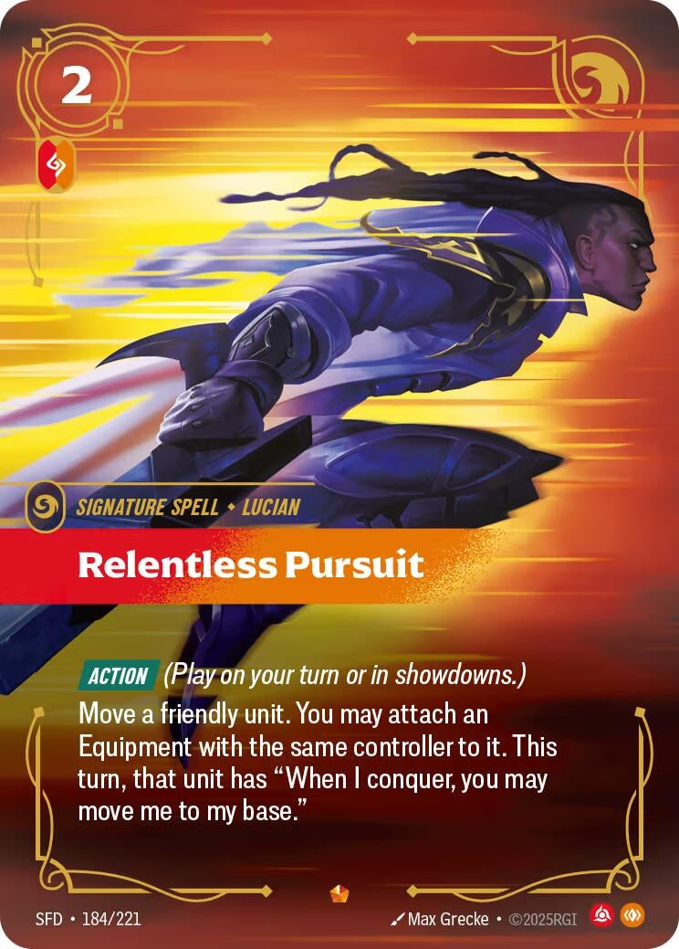 Image for Relentless Pursuit [184/221] - Riftbound: League of Legends Trading Card Game