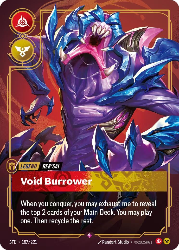 Image for Rek'sai - Void Burrower [187/221] - Riftbound: League of Legends Trading Card Game