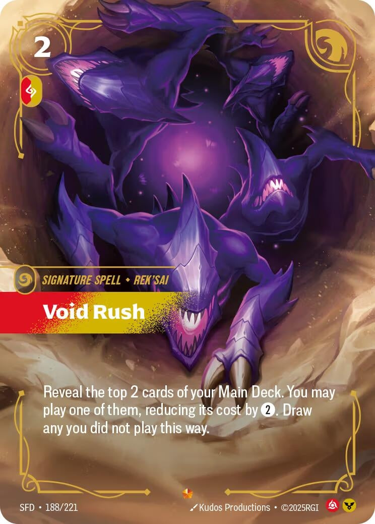 Image for Void Rush [188/221] - Riftbound: League of Legends Trading Card Game