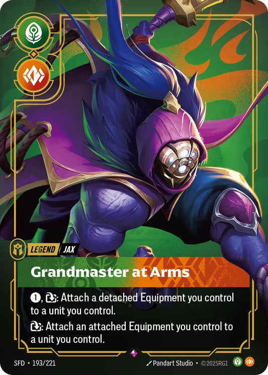 Image for Jax - Grandmaster At Arms [193/221] - Riftbound: League of Legends Trading Card Game