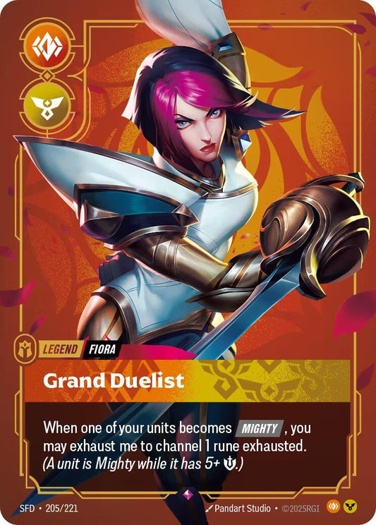 Image for Fiora - Grand Duelist [205/221] - Riftbound: League of Legends Trading Card Game