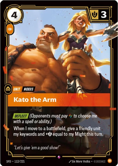 Image for Kato the Arm [112/221] - Riftbound: League of Legends Trading Card Game