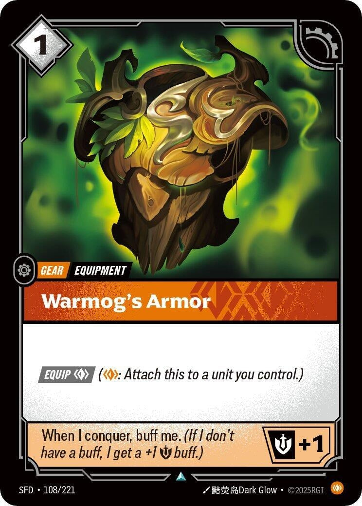 Image for Warmog's Armor [108/221] - Riftbound: League of Legends Trading Card Game