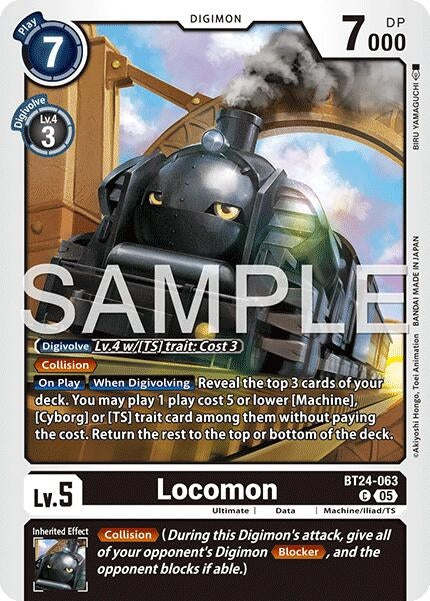 Image for Locomon [BT24-063 C] - Digimon Card Game