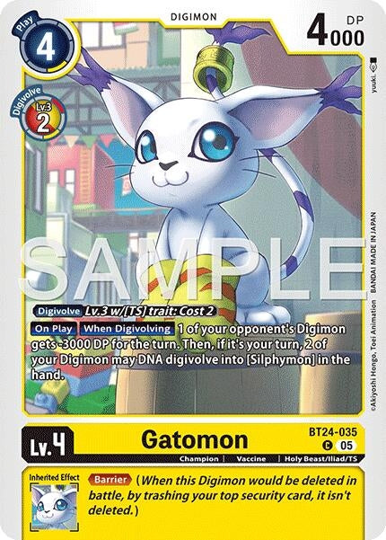 Image for Gatomon [BT24-035 C] - Digimon Card Game