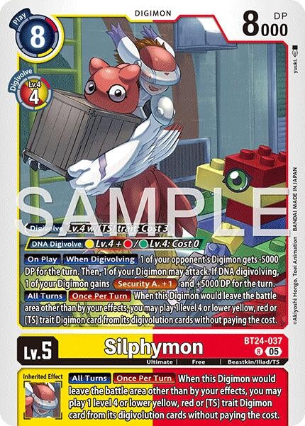 Image for Silphymon [BT24-037 R] - Digimon Card Game