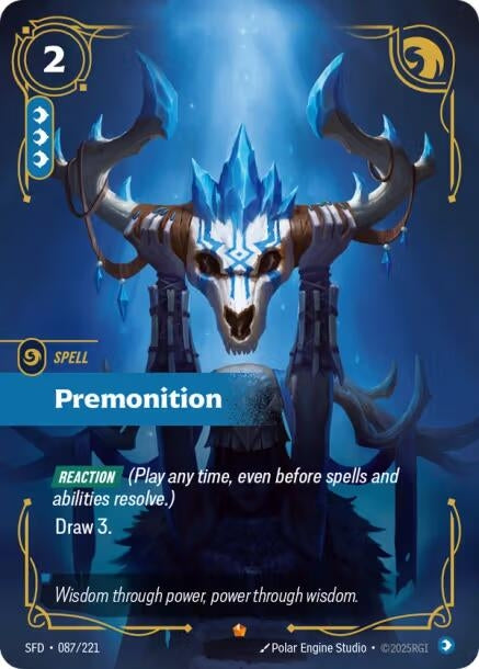 Image for Premonition [087/221] - Riftbound: League of Legends Trading Card Game