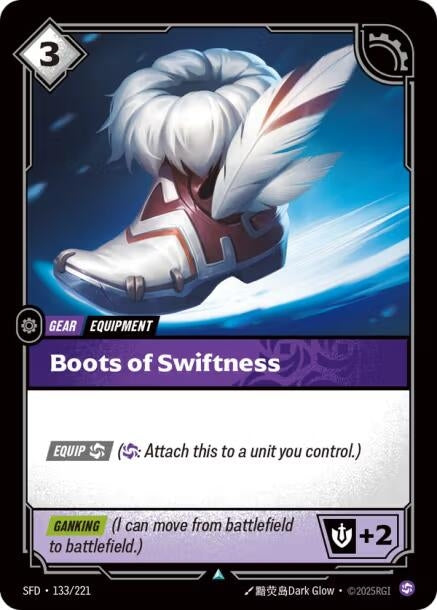 Image for Boots of Swiftness [133/221] - Riftbound: League of Legends Trading Card Game