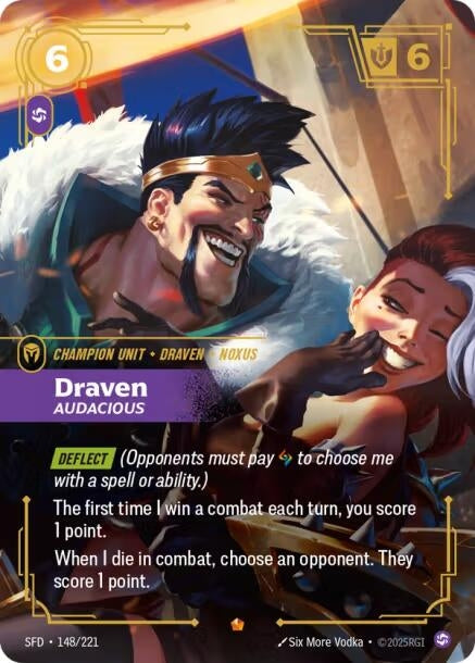 Image for Draven - Audacious [148/221] - Riftbound: League of Legends Trading Card Game