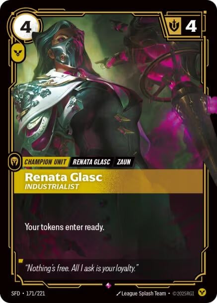 Image for Renata Glasc - Industrialist [171/221] - Riftbound: League of Legends Trading Card Game