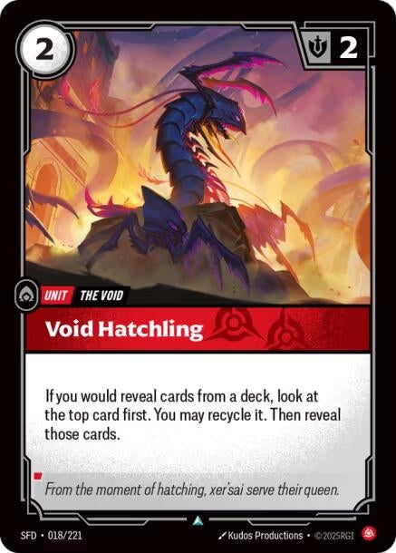 Image for Void Hatchling [018/221] - Riftbound: League of Legends Trading Card Game