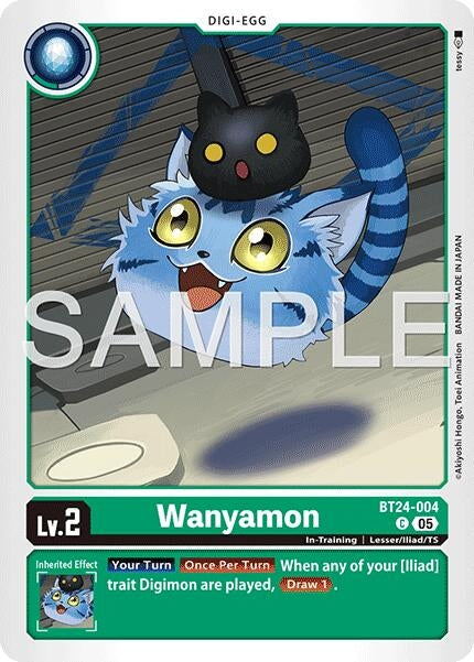 Image for Wanyamon [BT24-004 C] - Digimon Card Game