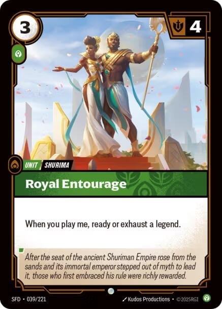 Image for Royal Entourage [039/221] - Riftbound: League of Legends Trading Card Game