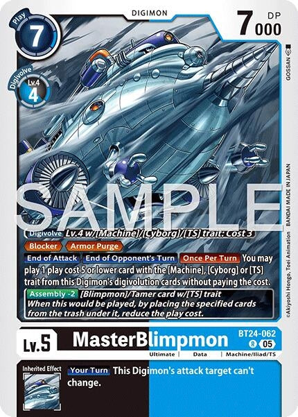 Image for MasterBlimpmon [BT24-062 R] - Digimon Card Game