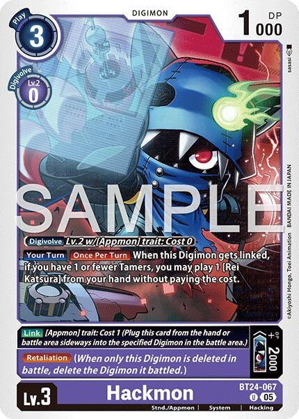 Image for Hackmon [BT24-067 U] - Digimon Card Game
