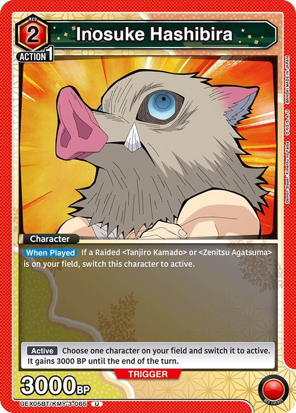 Image for Inosuke Hashibira [UEX05BT/KMY-3-065] - Union Arena