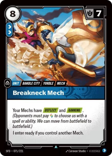 Image for Breakneck Mech [071/221] - Riftbound: League of Legends Trading Card Game