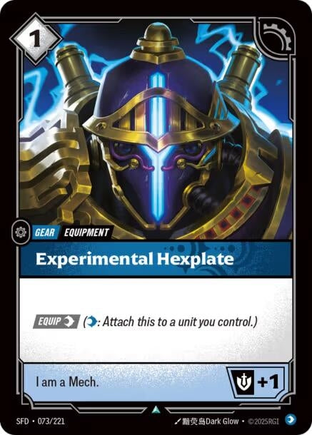 Image for Experimental Hexplate [073/221] - Riftbound: League of Legends Trading Card Game