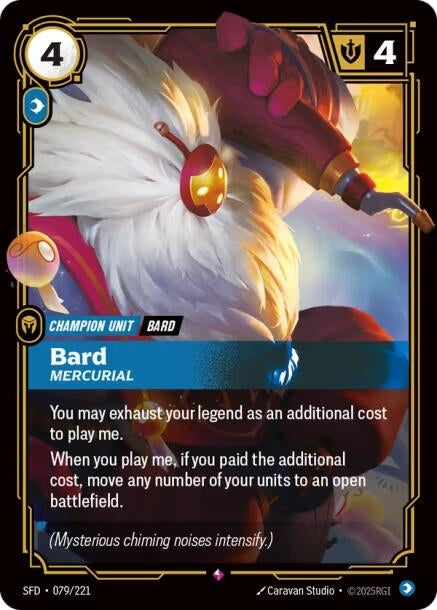 Image for Bard - Mercurial [079/221] - Riftbound: League of Legends Trading Card Game