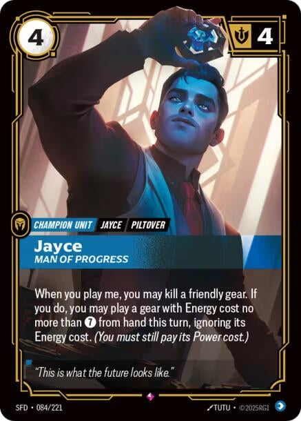 Image for Jayce - Man of Progress [084/221] - Riftbound: League of Legends Trading Card Game
