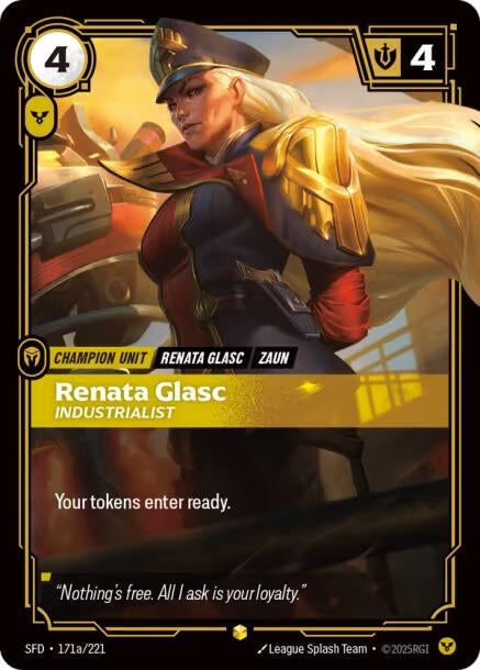 Image for Renata Glasc - Industrialist (Alternate Art) [171a/221] - Riftbound: League of Legends Trading Card Game