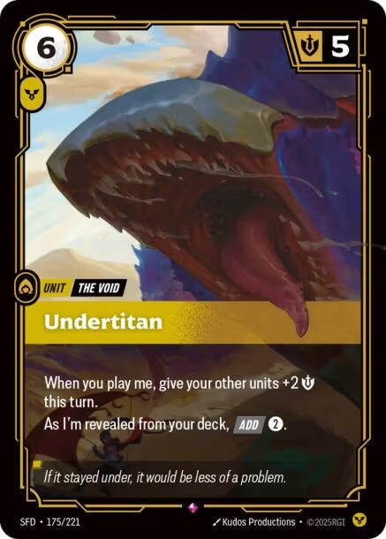 Image for Undertitan [175/221] - Riftbound: League of Legends Trading Card Game