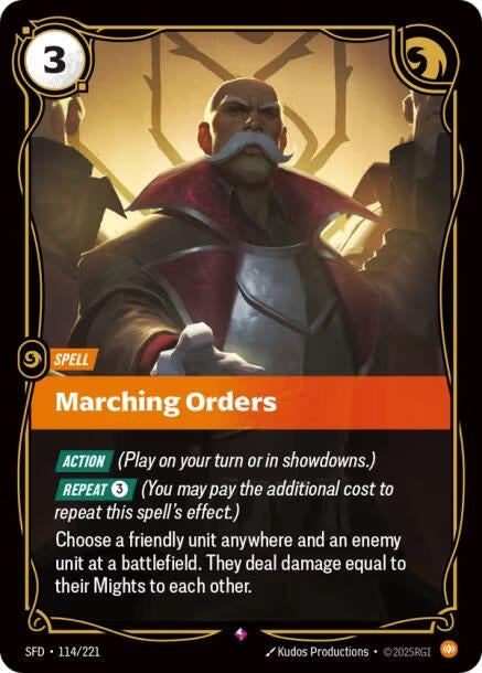 Image for Marching Orders [114/221] - Riftbound: League of Legends Trading Card Game