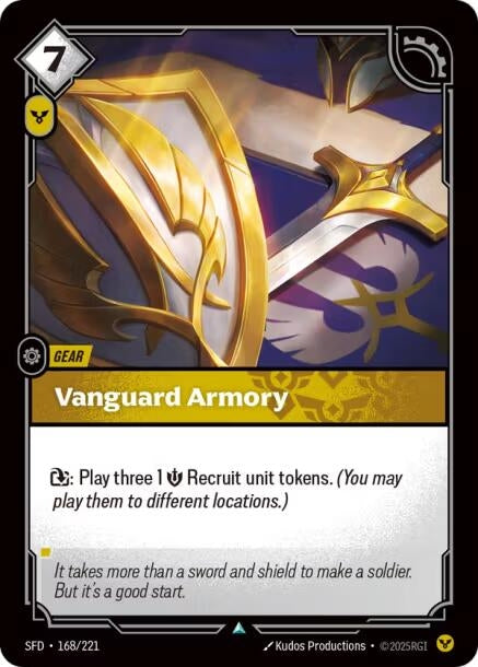 Image for Vanguard Armory [168/221] - Riftbound: League of Legends Trading Card Game