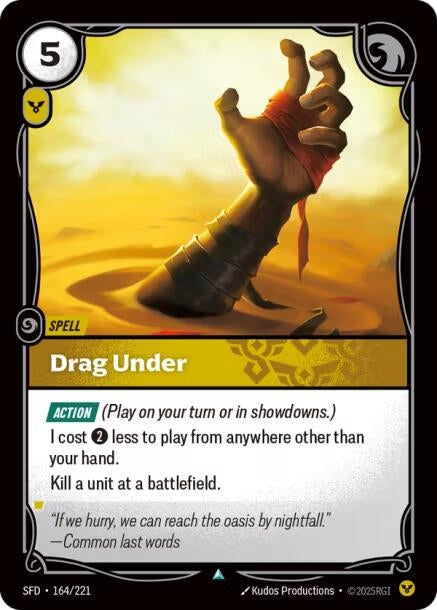 Image for Drag Under [164/221] - Riftbound: League of Legends Trading Card Game