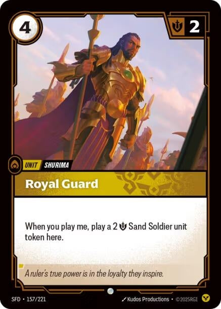 Image for Royal Guard [157/221] - Riftbound: League of Legends Trading Card Game
