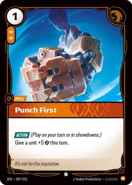 Image for Punch First [097/221] - Riftbound: League of Legends Trading Card Game