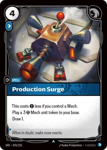 Image for Production Surge [076/221] - Riftbound: League of Legends Trading Card Game