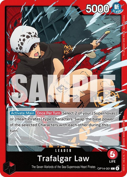 Image for Trafalgar Law - OP14-001 [OP14-001] - One Piece Card Game