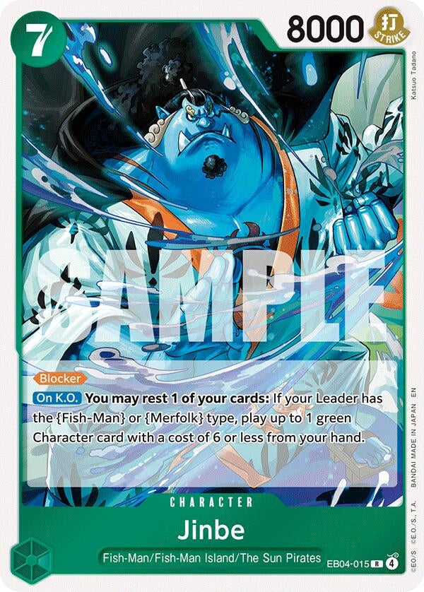 Image for Jinbe - EB04-015 [EB04-015] - One Piece Card Game