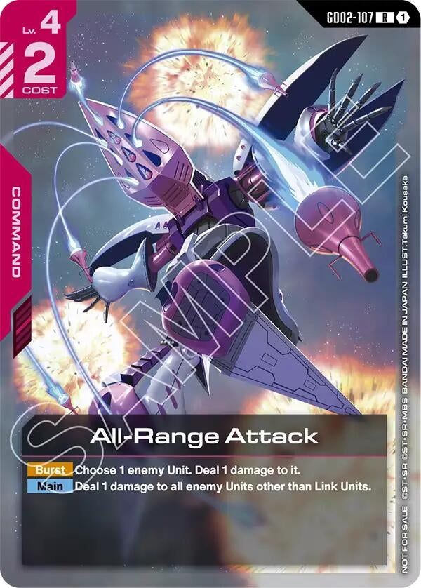 Image for All-Range Attack (Newtype Challenge 2025 Mission 3) [GD02-107] - Gundam Card Game
