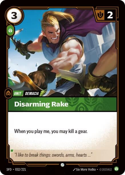 Image for Disarming Strike [032/221] - Riftbound: League of Legends Trading Card Game