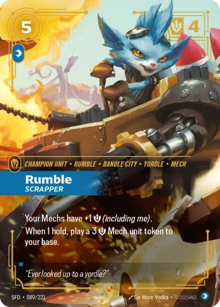 Image for Rumble - Scrapper [089/221] - Riftbound: League of Legends Trading Card Game
