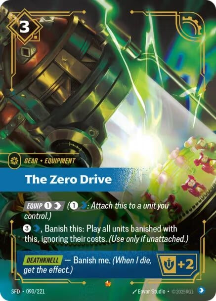 Image for The Zero Drive [090/221] - Riftbound: League of Legends Trading Card Game