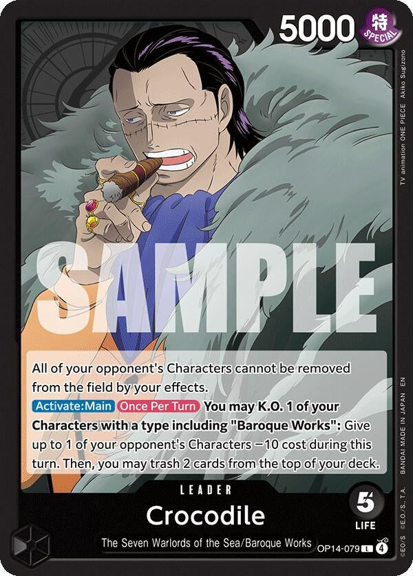 Image for Crocodile - OP14-079 [OP14-079] - One Piece Card Game