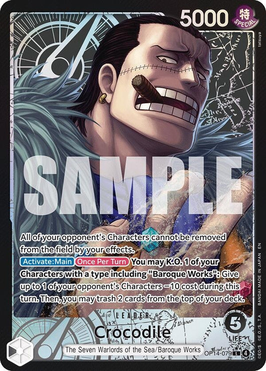 Image for Crocodile - OP14-079 (Alternate Art) [OP14-079] - One Piece Card Game